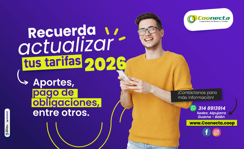 Actualización tarifas 2026
